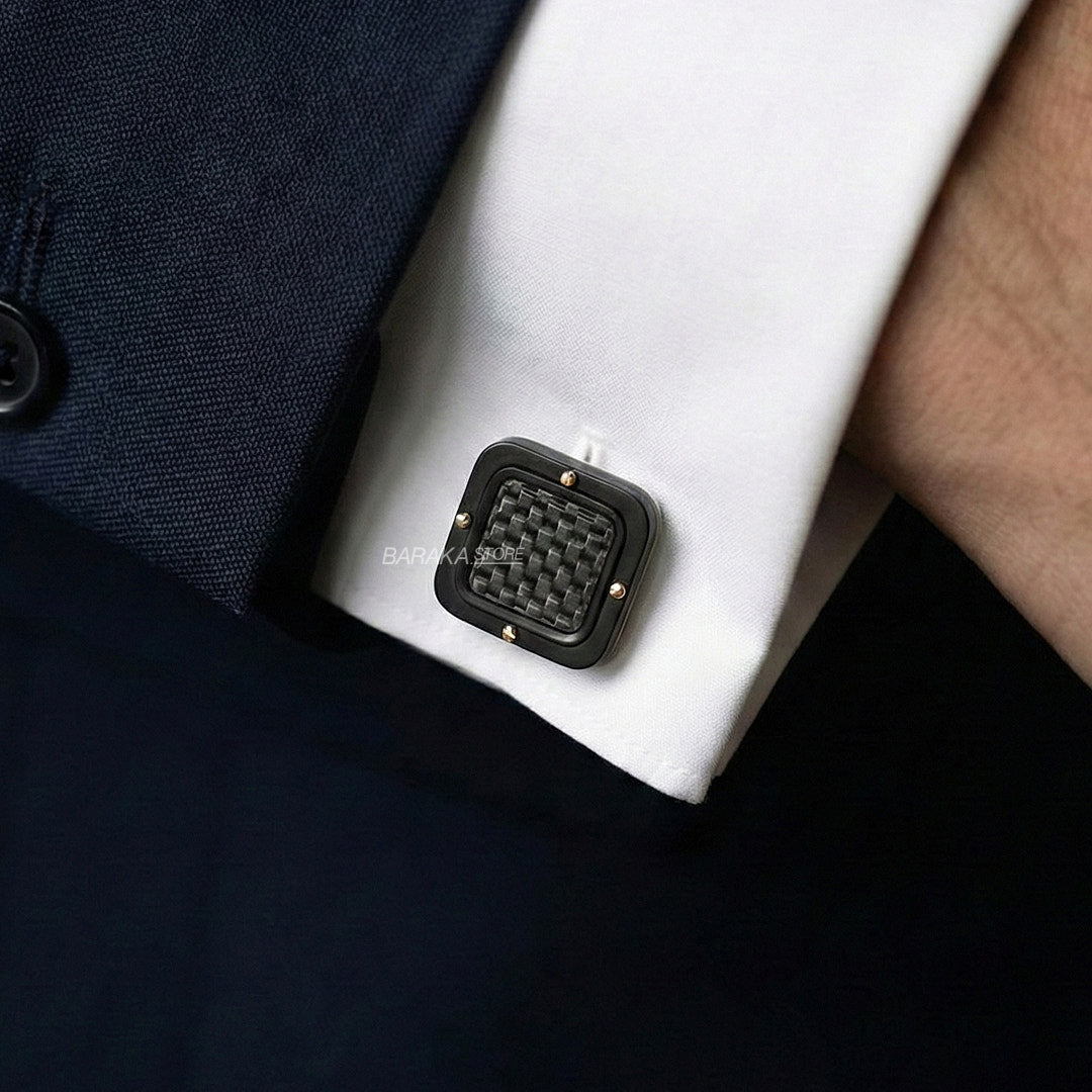 Baraka Black One Cufflinks PS261251GRCO
