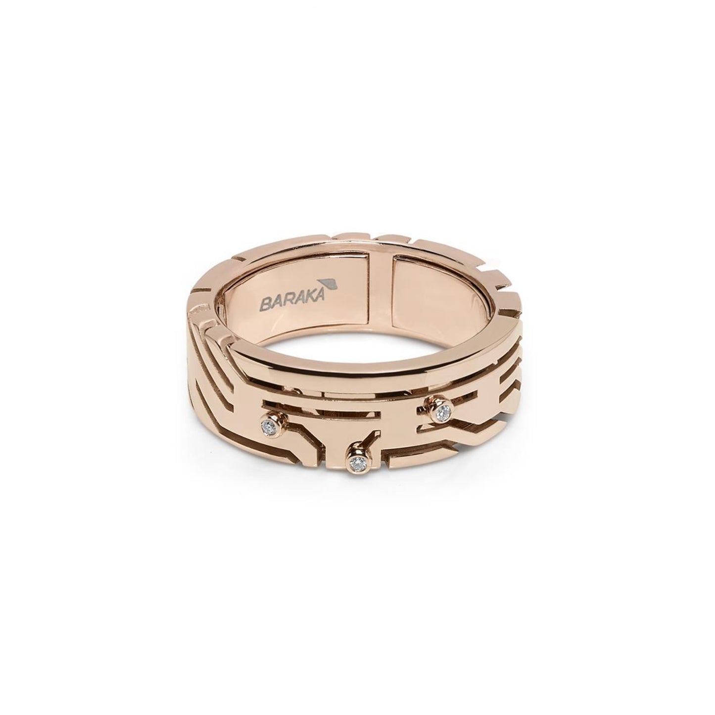 Baraka Labyrinth Ring AN275131RODB-03