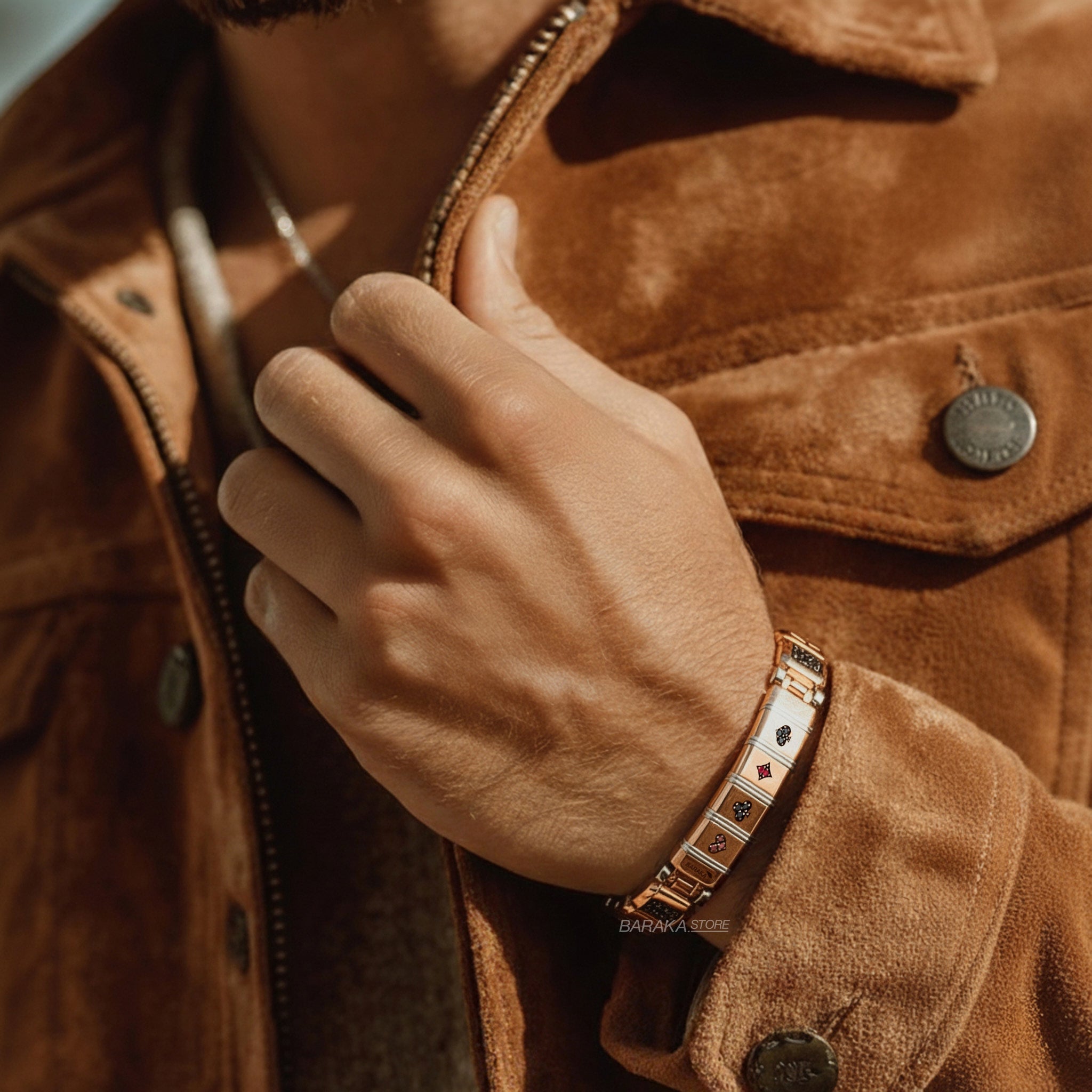 Baraka Casino Bracelet BR292331RODN-153 – Baraka Store