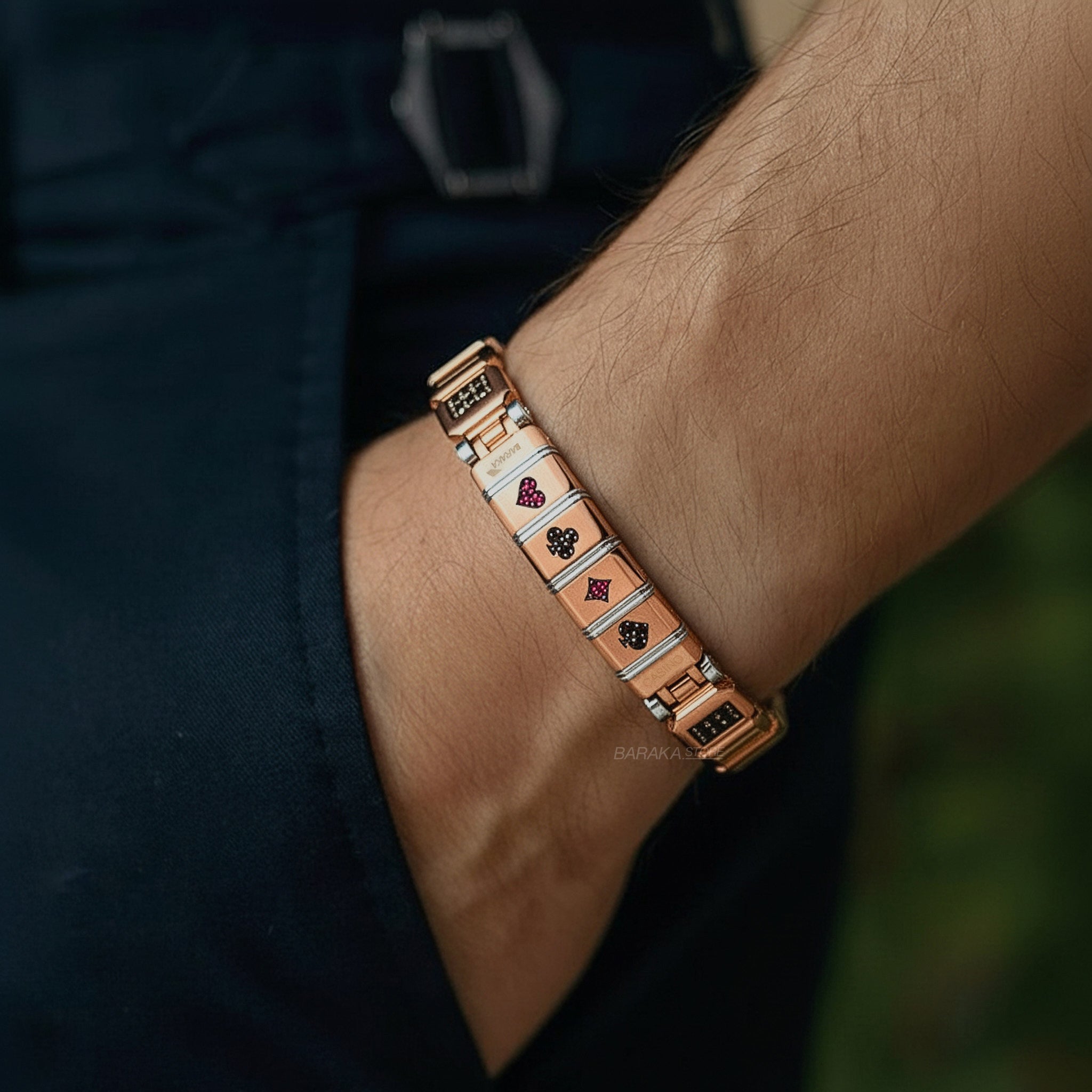 Baraka Casino Bracelet BR292331RODN-153 – Baraka Store
