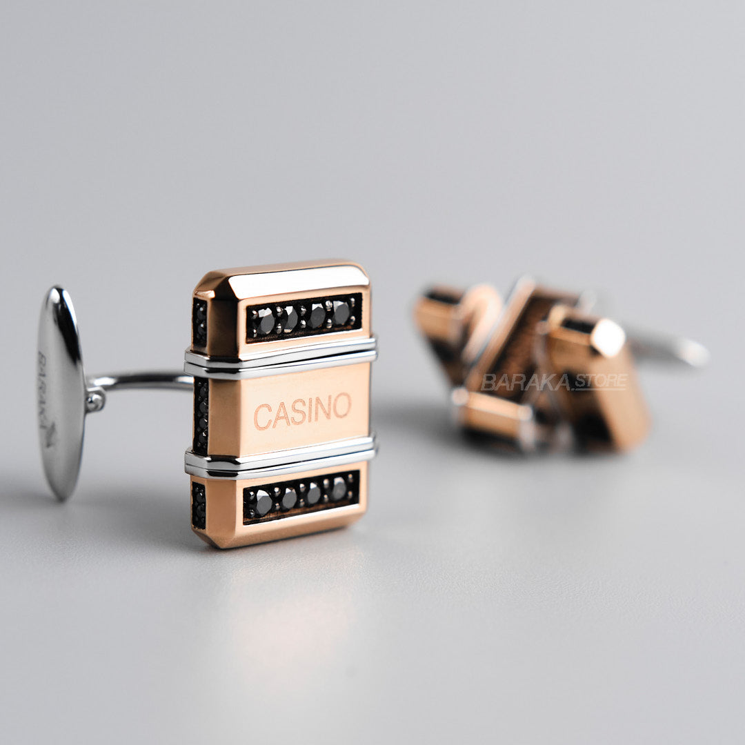 Baraka Casino Cufflinks PS292331RODN-96