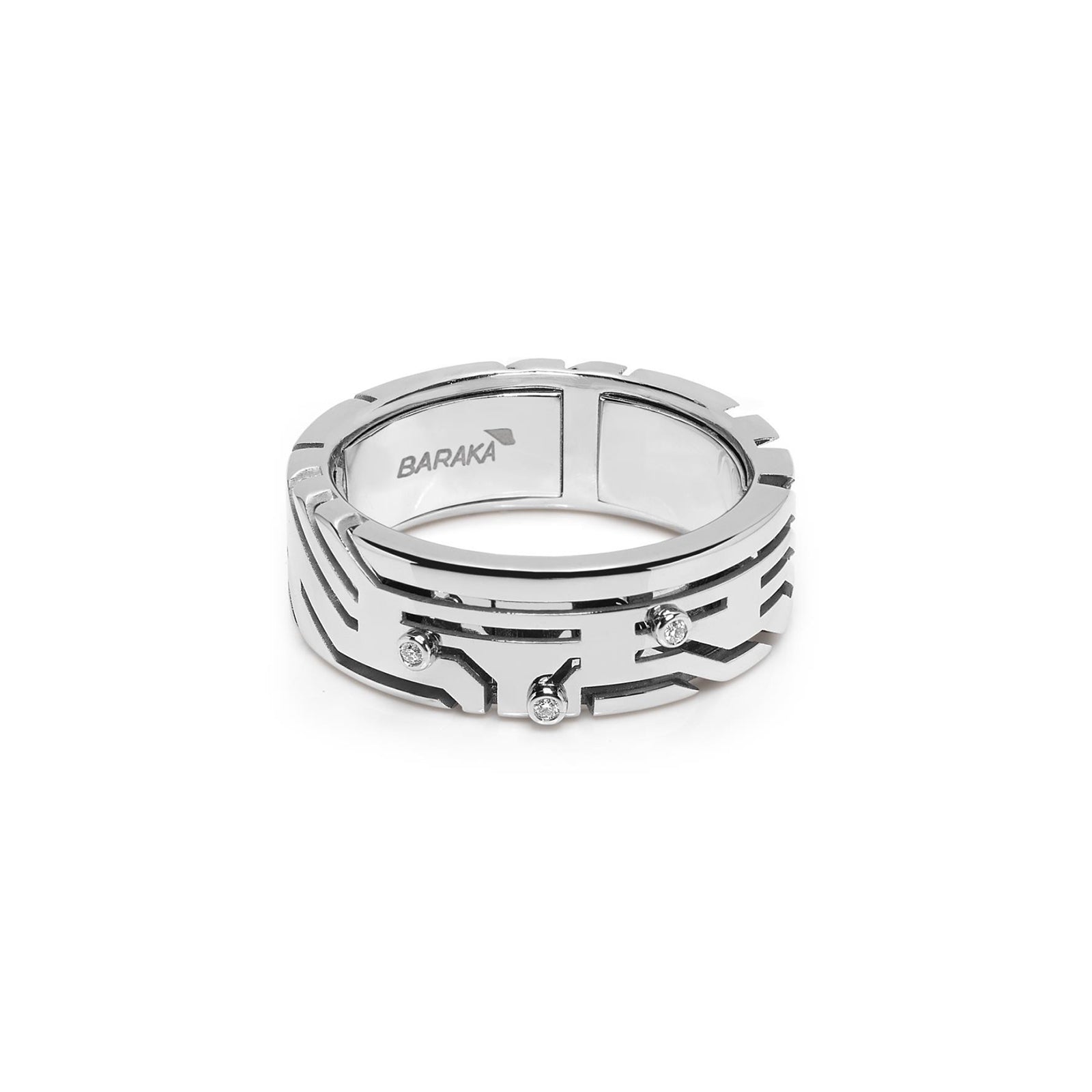 Baraka Labyrinth Ring AN275131BIDB-03 – Baraka Store
