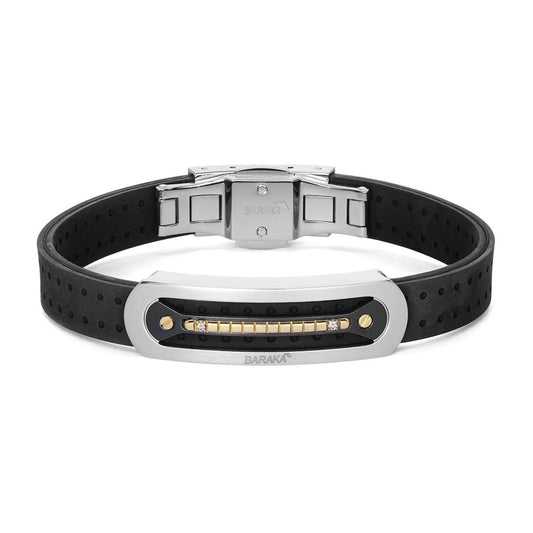 Baraka Vortex men’s bracelet with yellow gold and white diamonds, luxury accessory