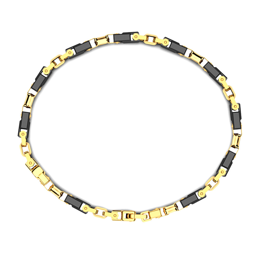Zancan Ceramik Gold Bracelet KB041G-N