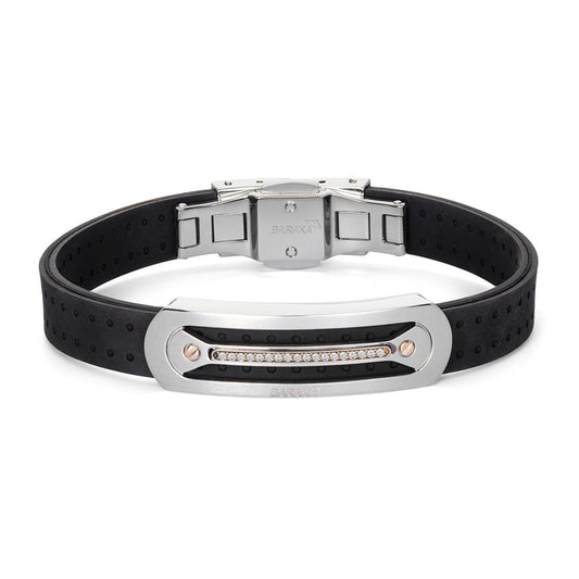 Baraka Vortex bracelet with rose gold and white diamond row